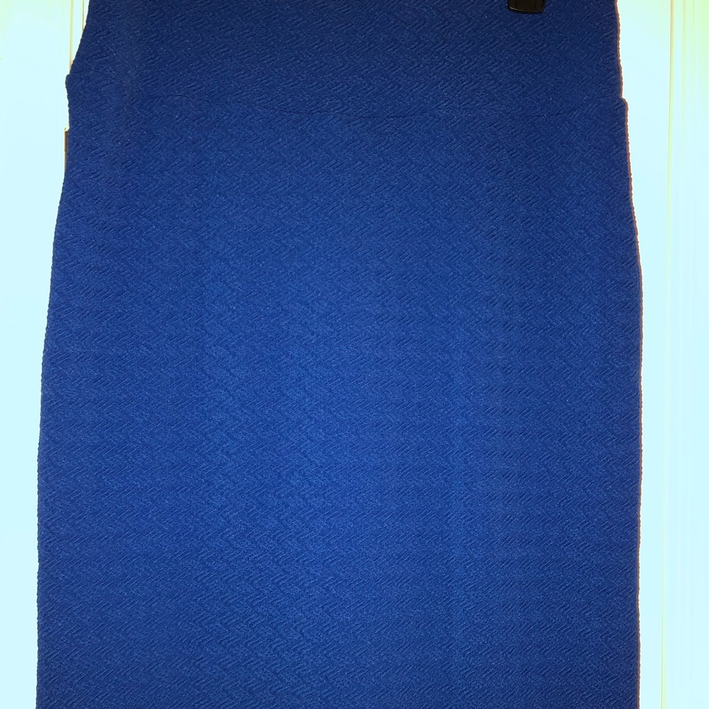Cobalt Blue Pencil Skirt